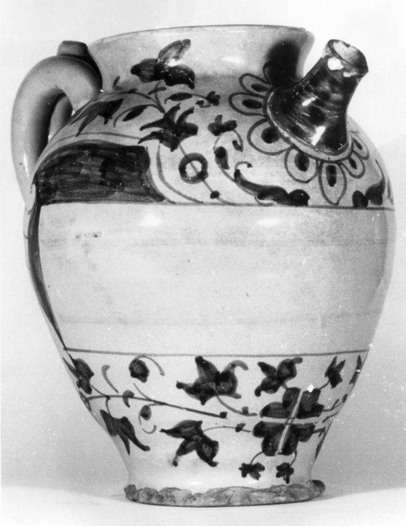 brocca - produzione di Bagnoregio (seconda metà sec. XVII)