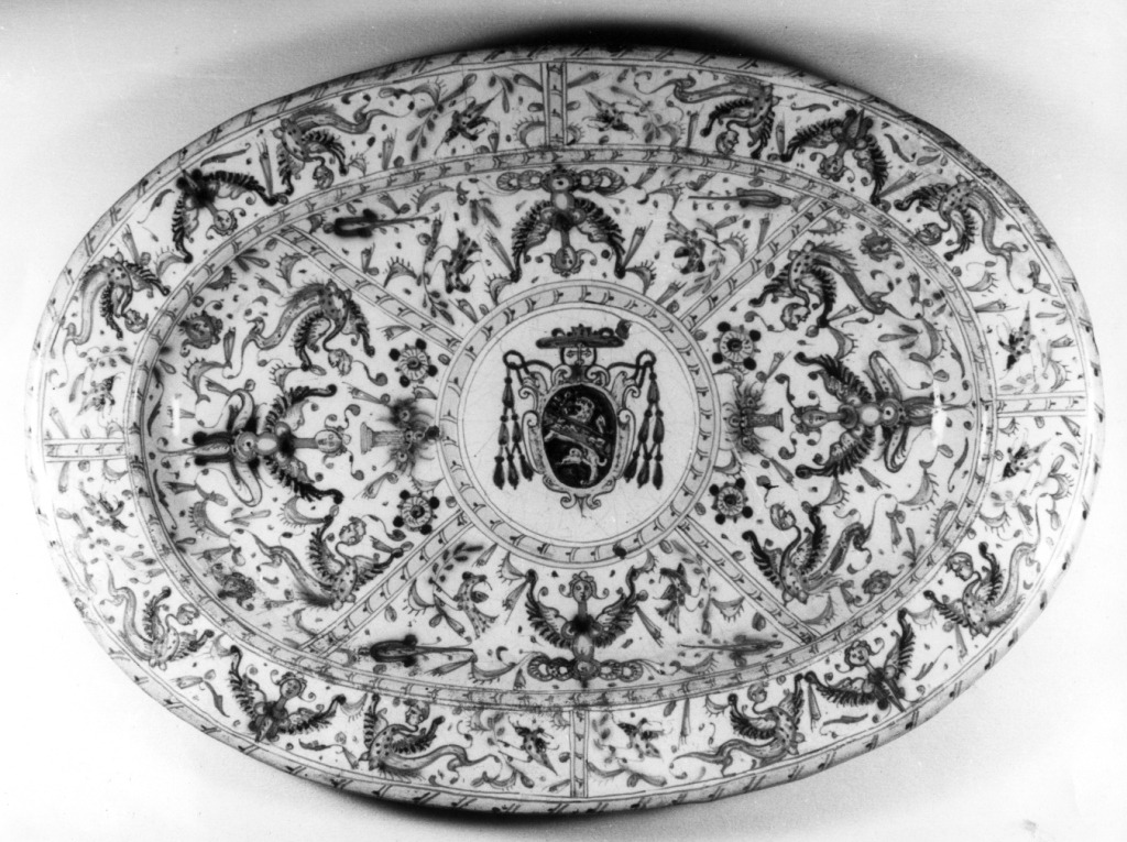 piatto da pompa - produzione urbinate (sec. XVI)