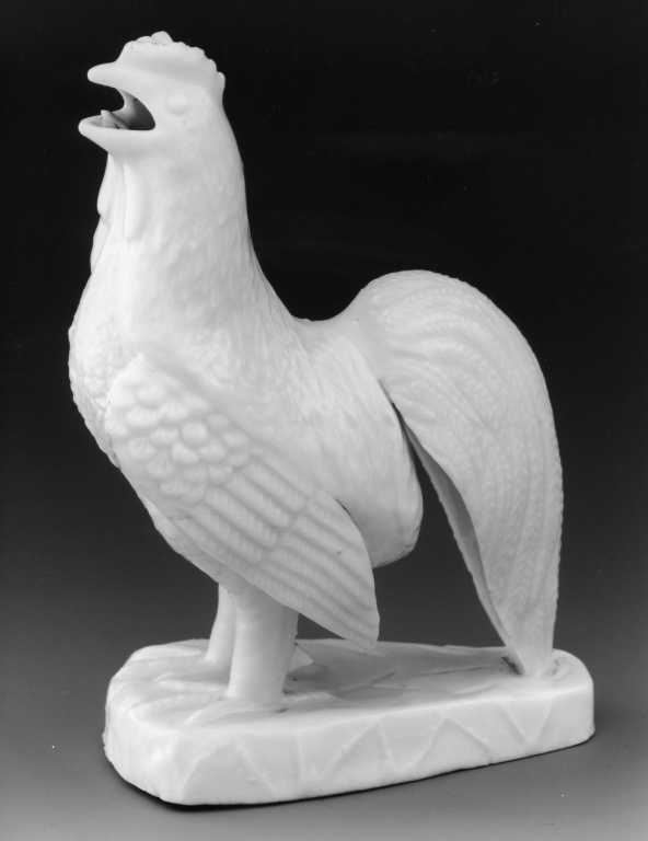 galletto che canta (statuetta) - manifattura cinese (metà sec. XVIII)