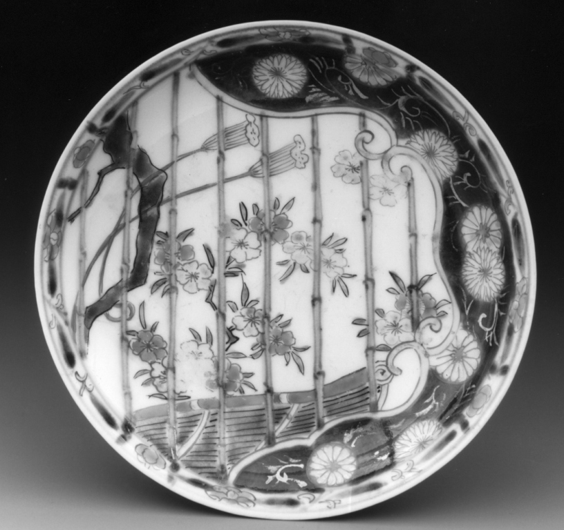 piattino - manifattura di Arita/ Imari (prima metà sec. XVIII)