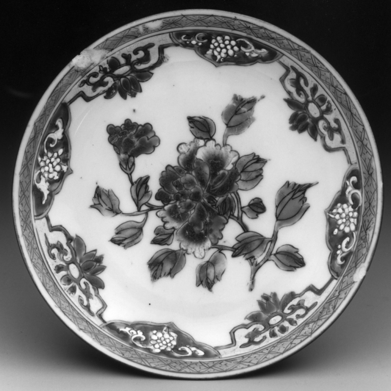 piattino - manifattura cinese (metà sec. XVIII)