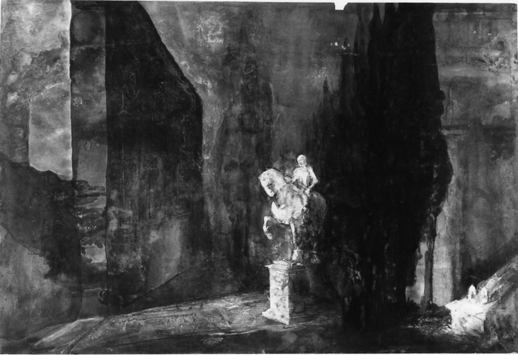 scorcio del cimitero (dipinto) di Citofilomarino Mario (sec. XX)