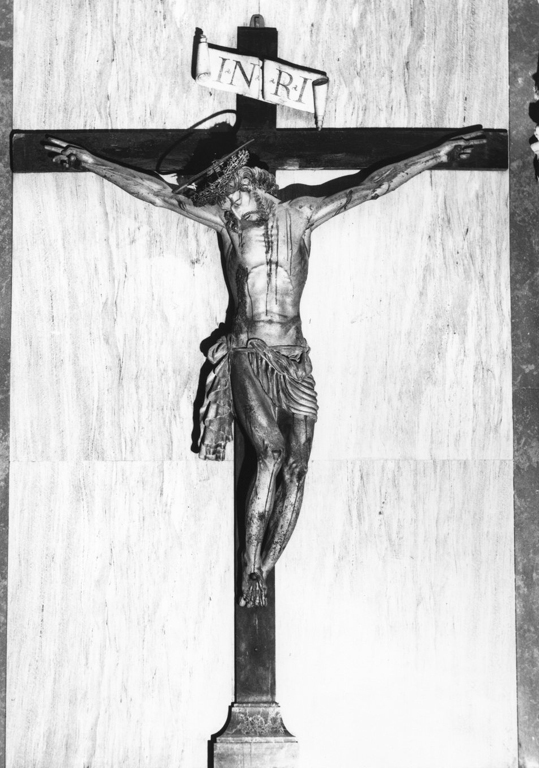 Cristo crocifisso (scultura) di Angelo da Pietrafitta (fine sec. XVII)