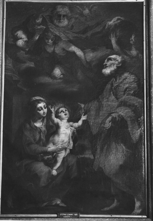 Sacra Famiglia (dipinto) di Legnani Stefano (ultimo quarto sec. XVII)