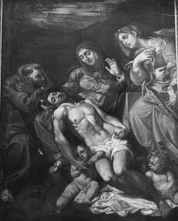 compianto sul Cristo morto (dipinto) - ambito romano (fine sec. XVIII)