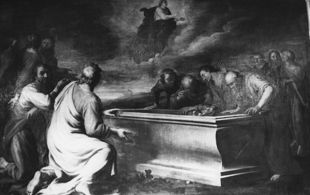 assunzione della Madonna (dipinto) di Della Cornia Antonio (prima metà sec. XVII)