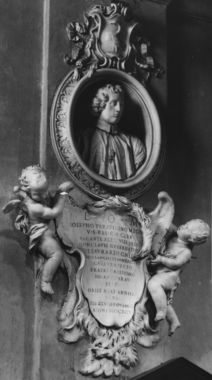 ritratto d'uomo (scultura) di Rusconi Camillo (sec. XVII)