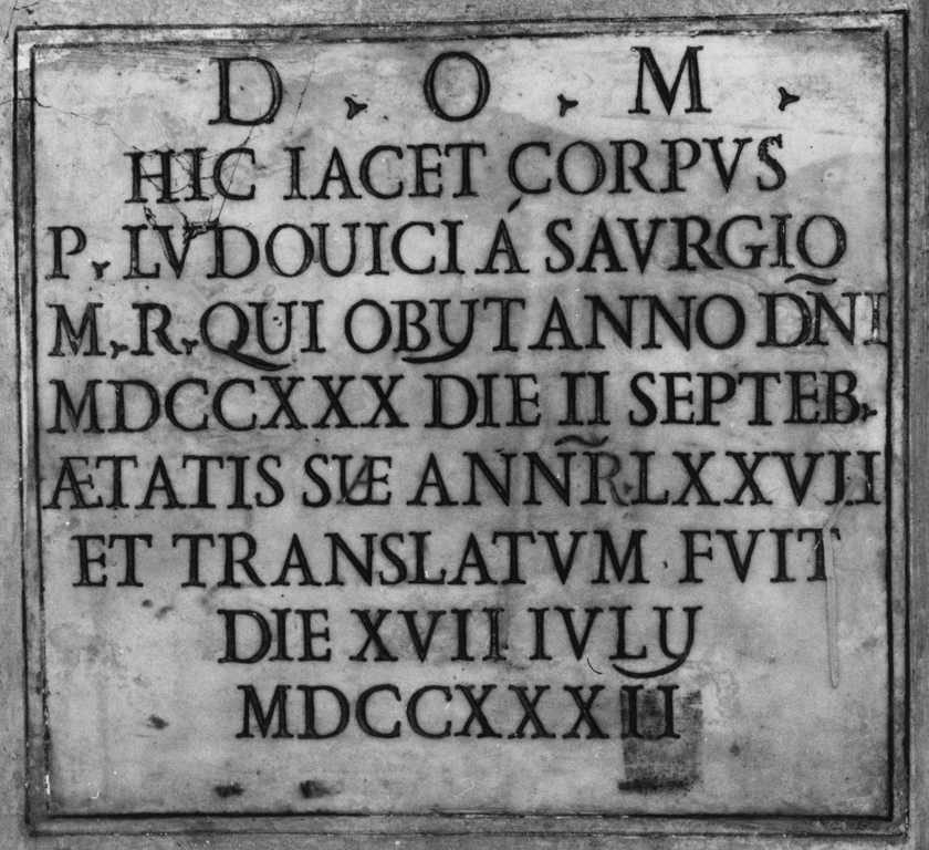 lapide - ambito romano (sec. XVIII)