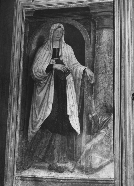 ritratto di donna (dipinto) - ambito romano (fine sec. XVI)