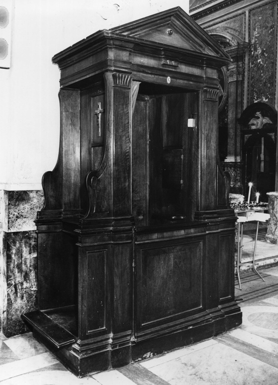 confessionale - ambito romano (fine sec. XIX)