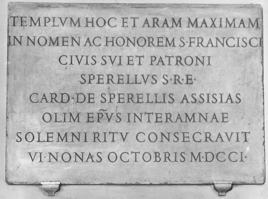 lapide - ambito romano (sec. XVIII)