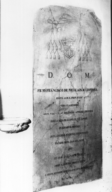 lapide - ambito romano (sec. XVIII)