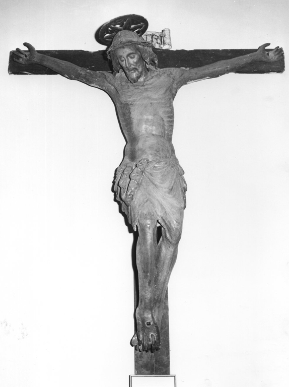 Cristo crocifisso (scultura) - ambito romano (sec. XVI)