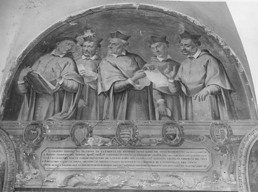 gloria di Santi francescani (dipinto) di Emanuele da Como (sec. XVII)