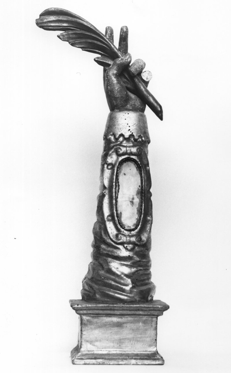 reliquiario - ambito romano (sec. XVIII)