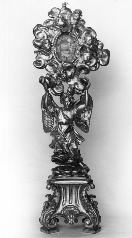 reliquiario - a ostensorio - ambito romano (sec. XVIII)
