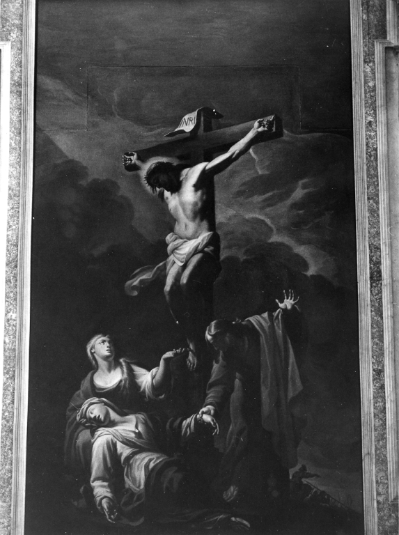 crocifissione (dipinto) - ambito romano (primo quarto sec. XVIII)