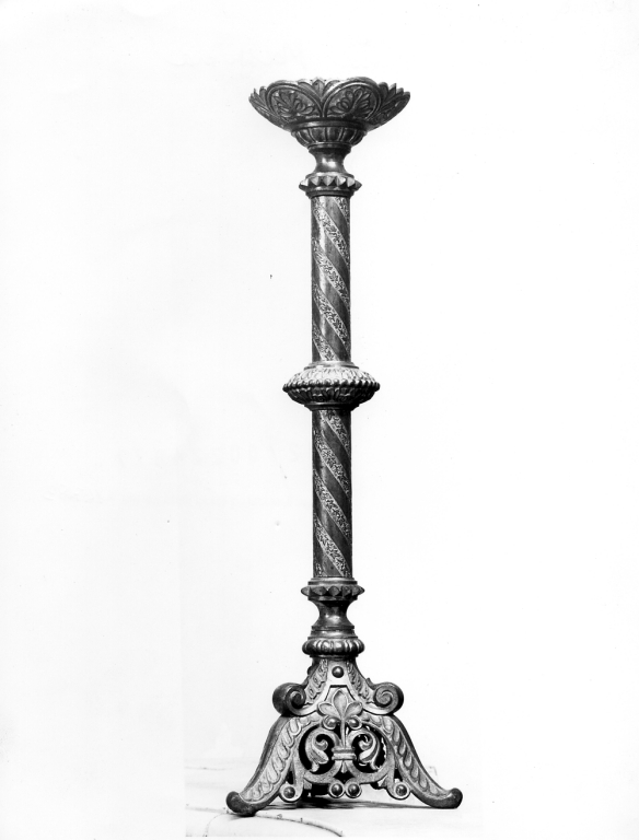 candeliere, serie - produzione romana (sec. XIX)