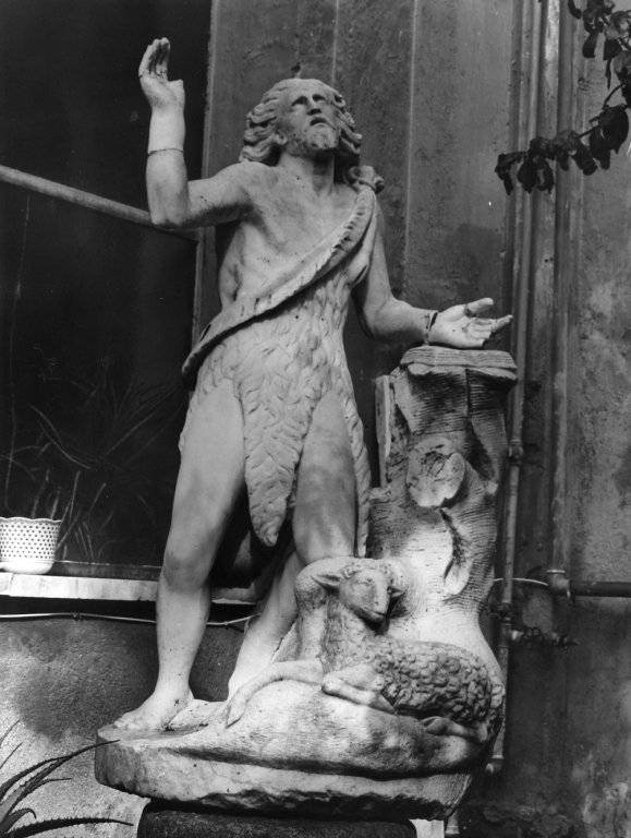 San Giovanni Battista bambino con l'agnello (gruppo scultoreo) - bottega romana (seconda metà sec. XVI)