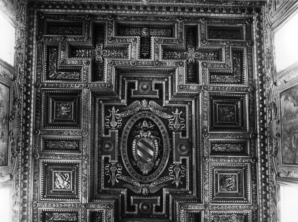 soffitto di Bolangier Flaminio, Siciolante Girolamo, Trapassi Cesare, Berto da Sansepolcro, Girolamo da Sansepolcro, De Amicis Cola (sec. XVI)