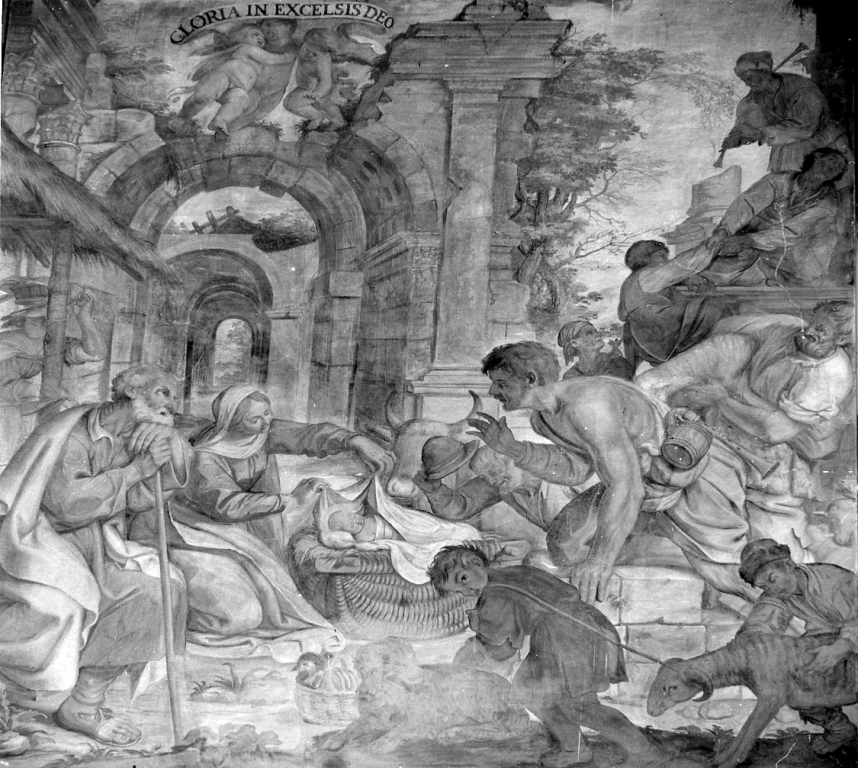 adorazione dei pastori (dipinto) di Umile da Foligno (sec. XVII)