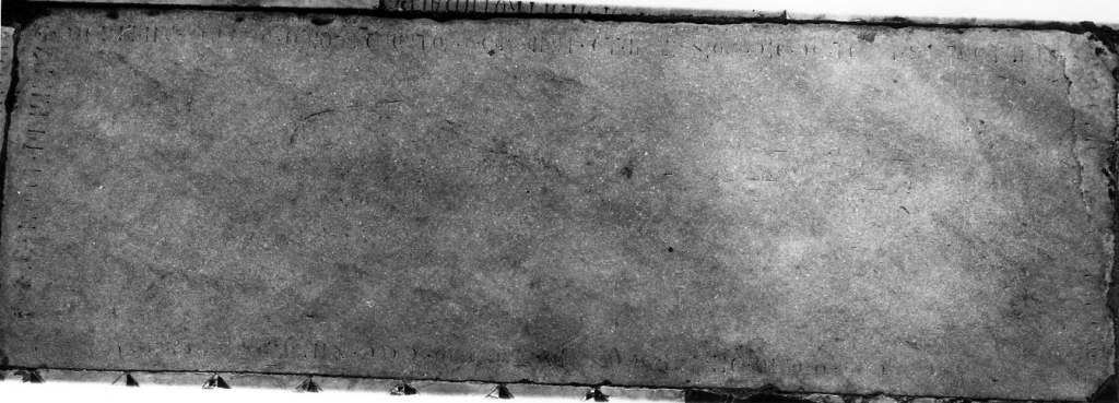 lapide tombale - bottega romana (sec. XIV)