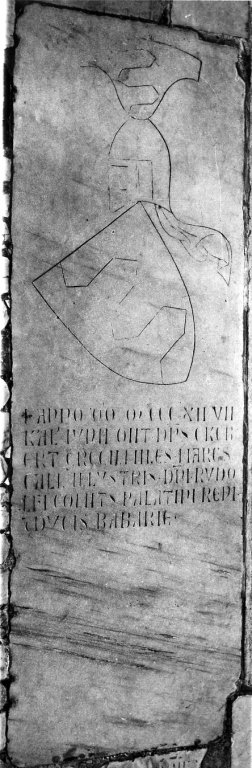 lapide tombale - bottega romana (sec. XIV)