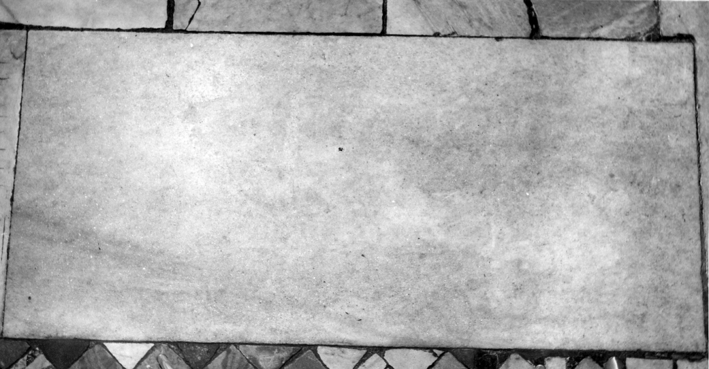 lapide tombale - bottega romana (sec. XVII)