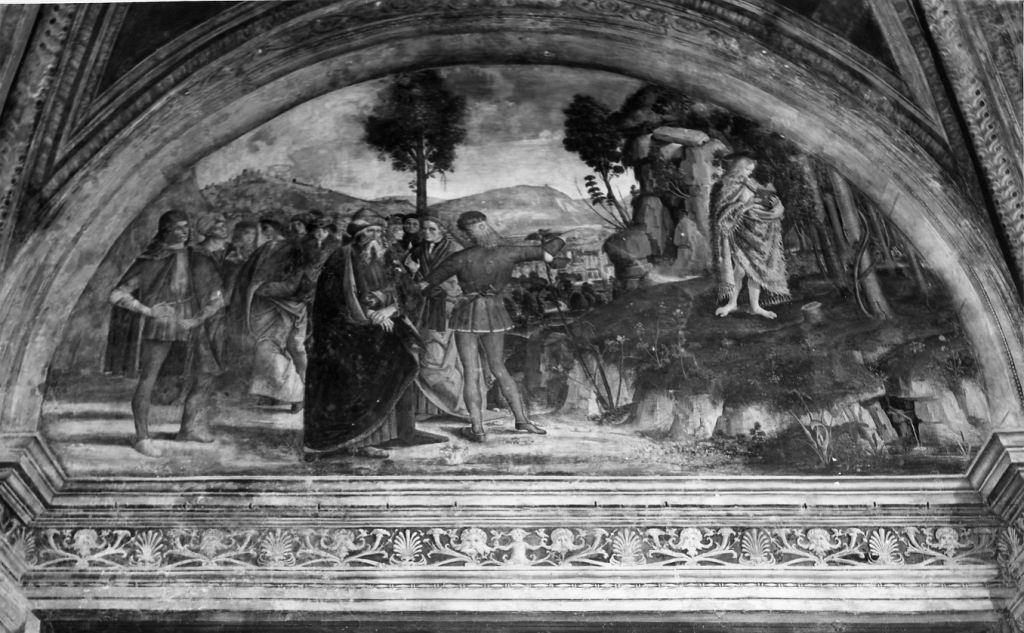 San Bernardino (dipinto) di Bernardino di Betto detto Pinturicchio (secc. XV/ XVI)