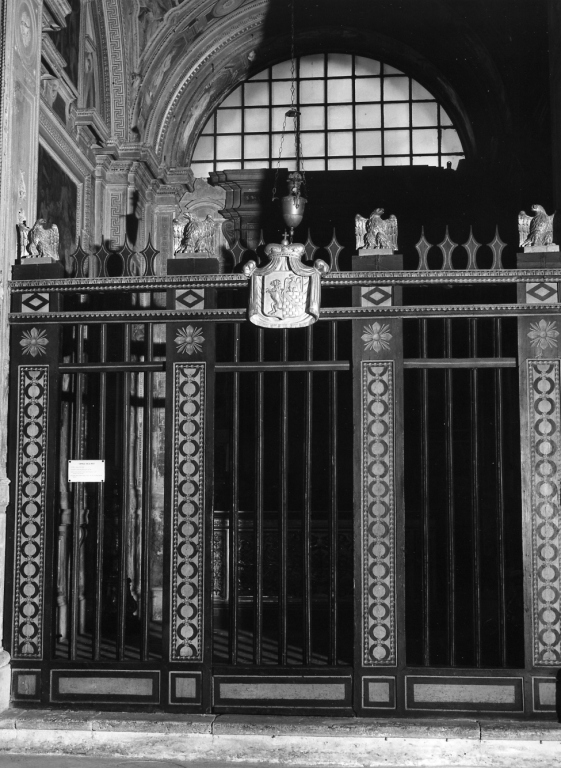 cancellata - bottega romana (inizio sec. XIX)