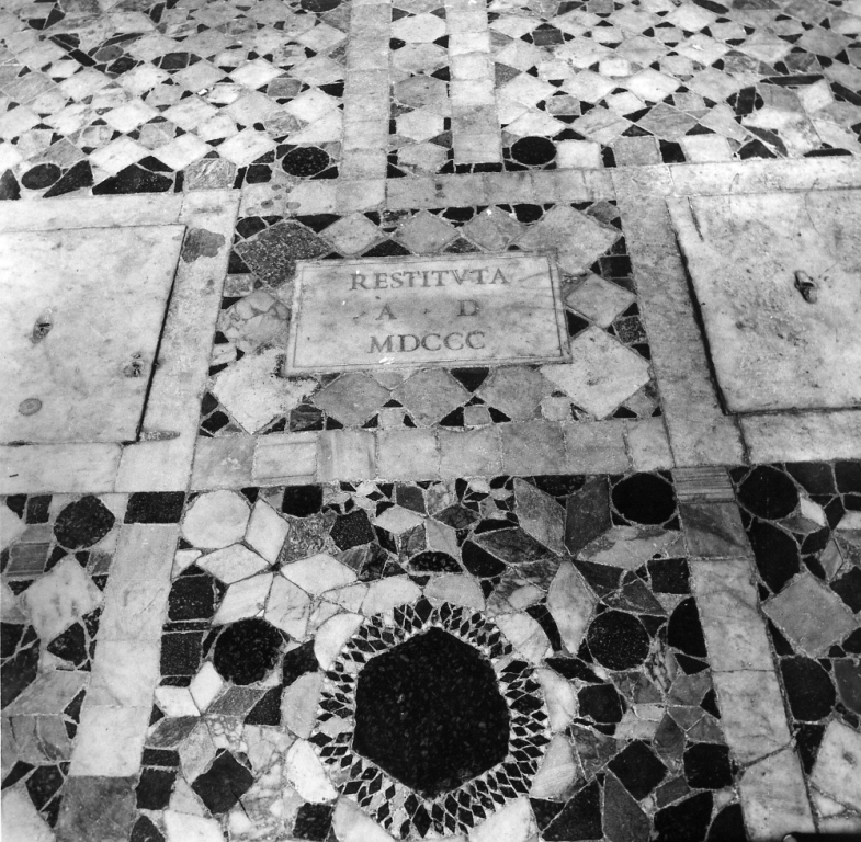 pavimento - bottega romana (sec. XIX)