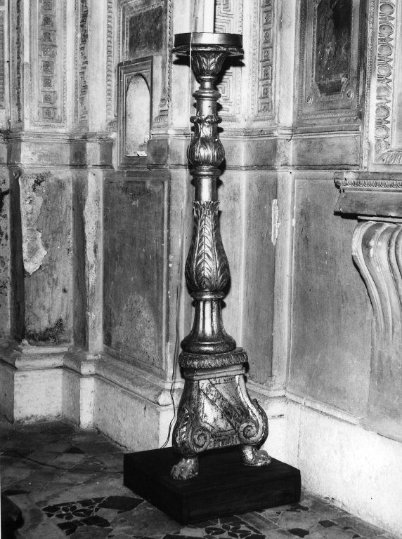 candeliere - produzione romana (sec. XIX)