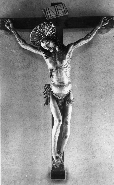 Cristo crocifisso (crocifisso) di Vincenzo da Bassiano (sec. XVII)
