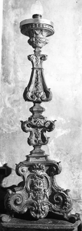 candeliere - bottega romana (metà sec. XVIII)