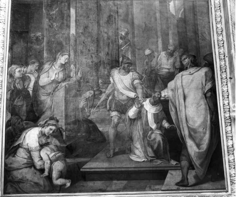 martirio di San Matteo (dipinto) di Muziano Girolamo detto Girolamo da Brescia (sec. XVI)