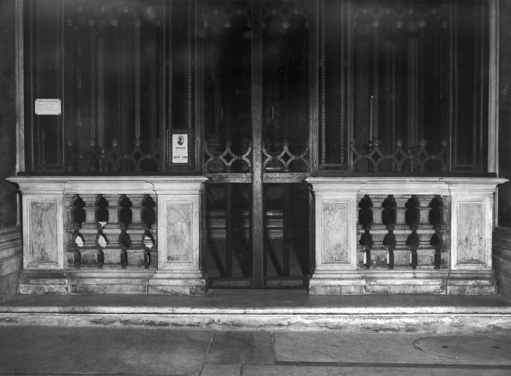 balaustrata - produzione romana (sec. XVII)