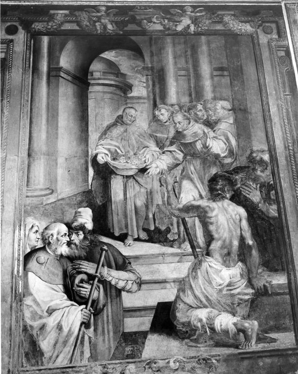 San Diego d'Alcalà e il miracolo delle rose (dipinto) di Strada Vespasiano (secc. XVI/ XVII)