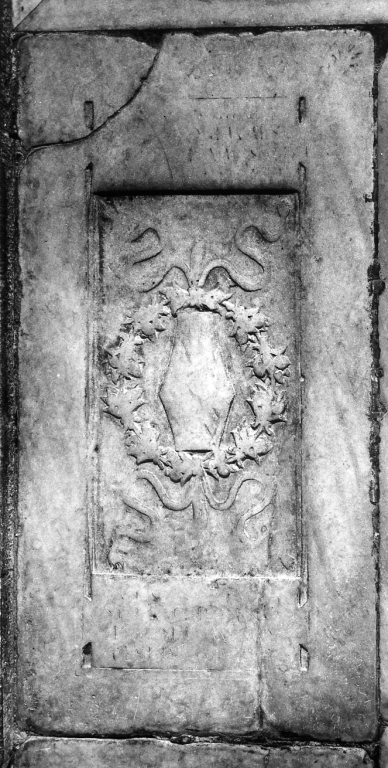 lapide tombale - bottega romana (sec. XVI)