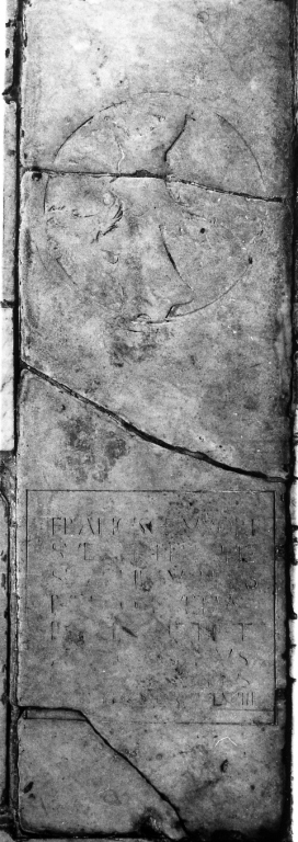 lapide tombale - bottega romana (sec. XV)