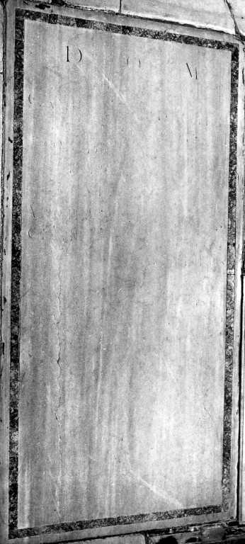 lapide tombale - bottega romana (sec. XVI)