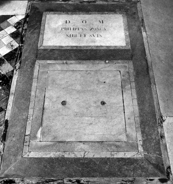 lapide tombale - bottega romana (sec. XIX)