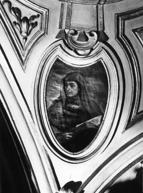 Santa Francesca Romana (?) (dipinto) di Ghezzi Giuseppe (sec. XVII)