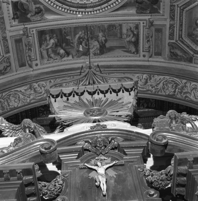 nascita di Maria Vergine (dipinto) di Martinelli Nicolò detto Trometta (sec. XVI)