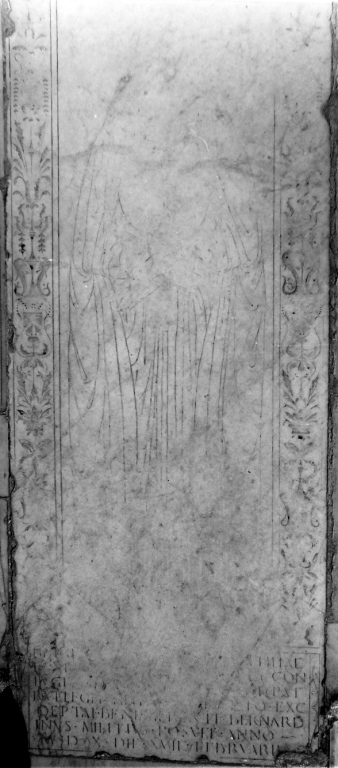 lapide tombale - ambito romano (sec. XVI)