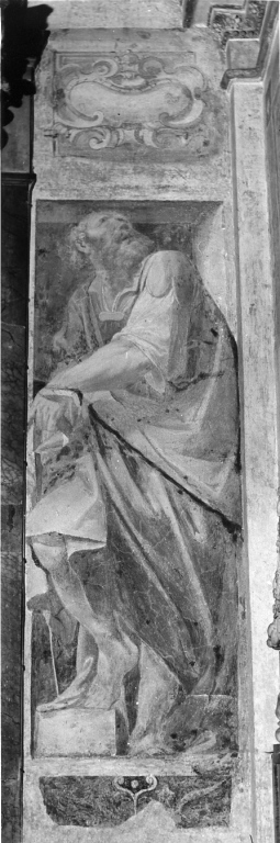 profeta (dipinto, serie) di Ganassini Marzio (secc. XVI/ XVII)