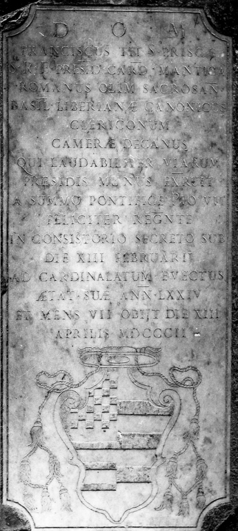 lapide tombale - ambito romano (sec. XIX)