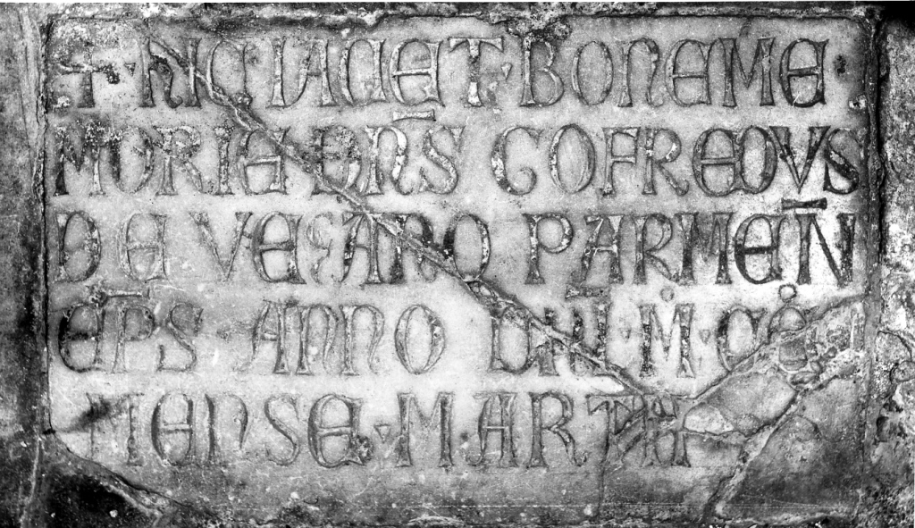 lapide tombale - ambito romano (sec. XIV)