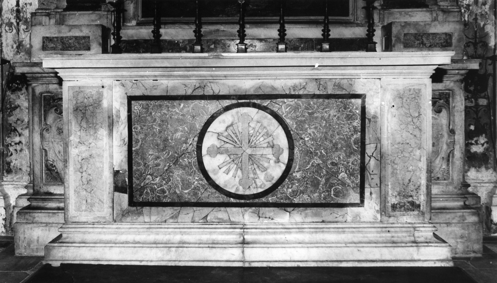 altare - a blocco - ambito romano (sec. XVI, sec. XVIII)