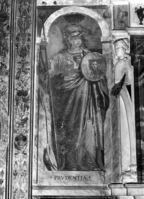 Prudenza (dipinto) di Martinelli Nicolò detto Trometta (sec. XVI)
