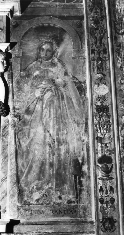 allegoria della Pigrizia e della Perseveranza (dipinto) di Martinelli Nicolò detto Trometta (sec. XVI)